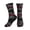 2 Black-2, variant on Athletic Socks America Thin Red Firefighter Line Flag Sport Running Calf Socks Crew Socks for Men Women
