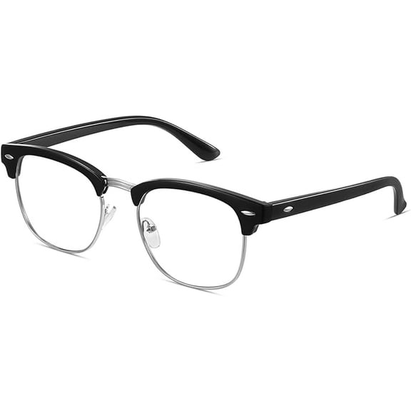 racico Computer Blue Light Blocking Glasses Blue Light Glasses Men Women, Anti Blu-Ray Clear Gaming Glasses Lenses