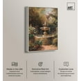 thumbnail image 3 of Art Remedy Vintage Paintings Canvas, 10" x 15", Silver Frame, Lost Fountain, 3 of 7