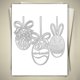 thumbnail image 2 of Troqueles de corte de Metal para huevos colgantes de Pascua, invitación, mensaje, tarjeta, foto, 2 of 5