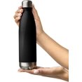 thumbnail image 2 of Drug Recovering Support Stainless Steel Water Bottle, Hate The Drug Not The Addict Alcohol Recovery, 17 Ounce, White, 2 of 5