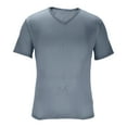 thumbnail image 3 of White T Shirts for Men Big and Tall Tshirt Classic Fit V Neck Cotton Shirts for Men Relaxed Fitted Summer Workout T-Shirts Soft Casual Athletic Activewear Tops, 3 of 9