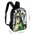 thumbnail image 2 of My Hero Academia Printed Backpack 17 Inch Shoulder Backpack Lightweight High-capacity Casual Daypack Bookbag, 2 of 8