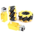 thumbnail image 2 of Rueda Mecanum Ticfox Para TT Geared Motor Robot inteligente Piezas de automóviles Accesorios DIY 80 mm, 2 of 14