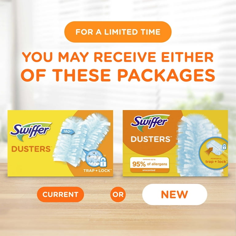 Swiffer Dusters Multi-Surface Duster Refills for Cleaning, Unscented, 18  count