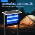 thumbnail image 3 of HAVIRORO Powerful Large Solar Bug Zapper Outdoor For 2000Sq.Ft, Poartable Rechargeable Mosquito Zapper With High Powered, Cordless Solar Fly Zapper For Patio Garden Backyard RV Camping Pond Pest Cont, 3 of 8