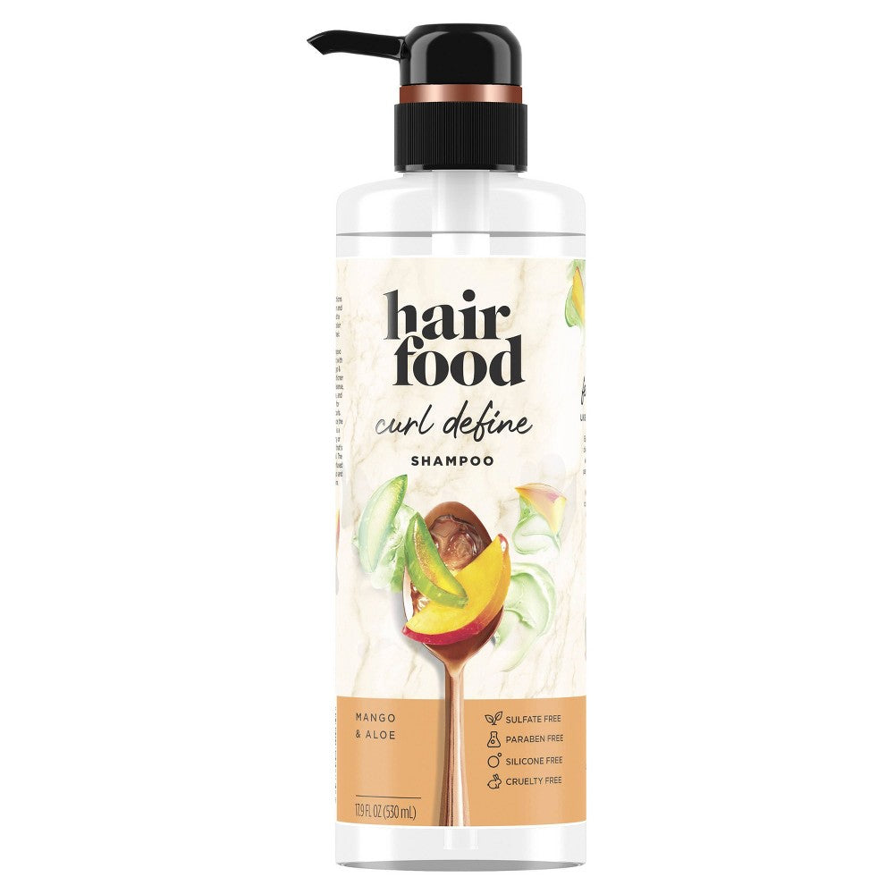 Hair Food Sulfate Free Shampoo for Curly Hair with Mango and Aloe, 17.9