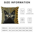 thumbnail image 5 of Nawypu  Romantic Vintage Black and White Cat Hidden Zipper Home Decorative Rectangle Throw Pillow Cover Cushion Case Boudoir Design Printed Pillowcase, 5 of 5