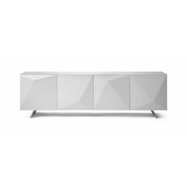 94 X 18 X 29 Grey Glass Buffet 94 X 18 X 29 Grey Glass Buffet