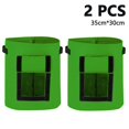 thumbnail image 1 of Grow Bags 2 Pack Planting Pouch Fabric Pots Premium Breathable Cloth Bags For Potato/plant Container With Handles And Velcro Window, 1 of 5