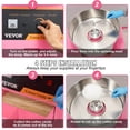 thumbnail image 5 of VEVOR Electric Cotton Candy Machine with Cart, 1000W Commercial Floss Maker with Stainless Steel Bowl, Sugar Scoop and Drawer, Perfect for Home, Kids Birthday, Family Party, Pink, 5 of 9