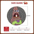 thumbnail image 2 of Goofa SpongeBob SquarePants Pattern Christmas Tree Skirt with Ties, Christmas Tree Decorations, Farmhouse Christmas Decor Xmas Holiday Decorations-36", 2 of 6
