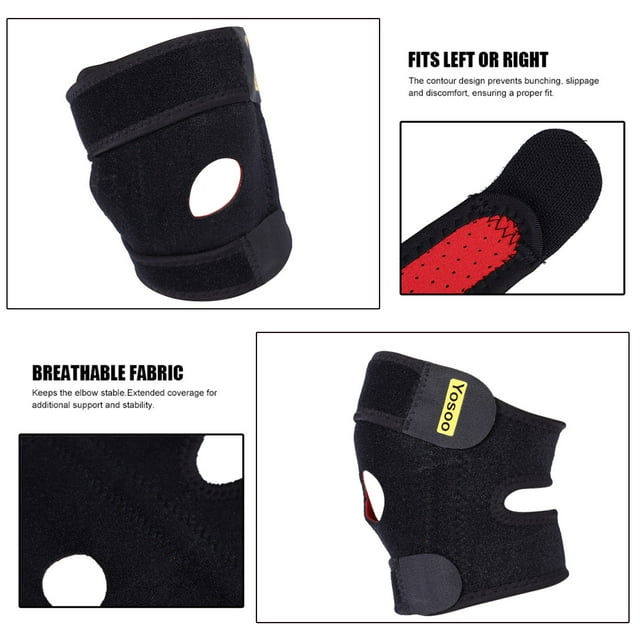 Arm Support Band, Elbow Sleeve for Medial Lateral Epicondyle Pain Tendonitis Arm Compression Support Ban Elbow Braces