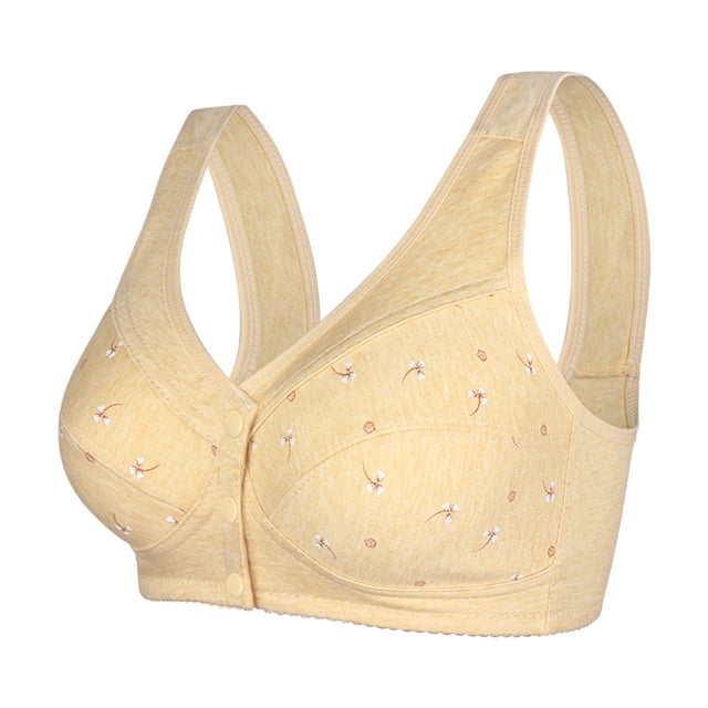 Clearance Sale 2025 Bra Women Clearance Front Button Shaping Cup Adjustable Shoulder Strap Large Size Underwire Bra