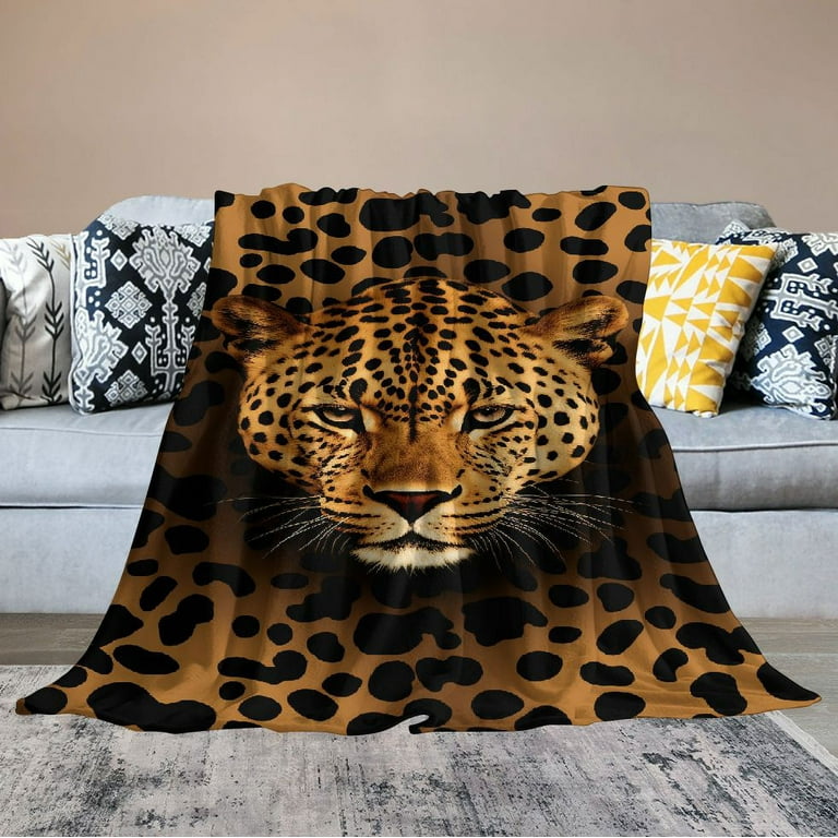 Soft animal print blankets sale