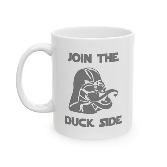 Duck Hunter 11 oz Coffee Mug - Join The Side White Ceramic Gift