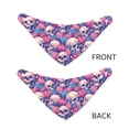 thumbnail image 3 of Sikiie white Skull blue flower Dog Bandanas-Dog Scarf Bib Kerchief Breed for Dogs and Small for Pets Gift-Large, 3 of 5