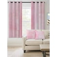 thumbnail image 2 of Pink Blackout Curtains 63 Inches Long for Bedroom, Retro Oil Painting Modern Abstract Art Aesthetics Thermal Insulated Room Darkening Black Out Window Curtain Panels Grommet Drapes for Living Room, 2 of 8