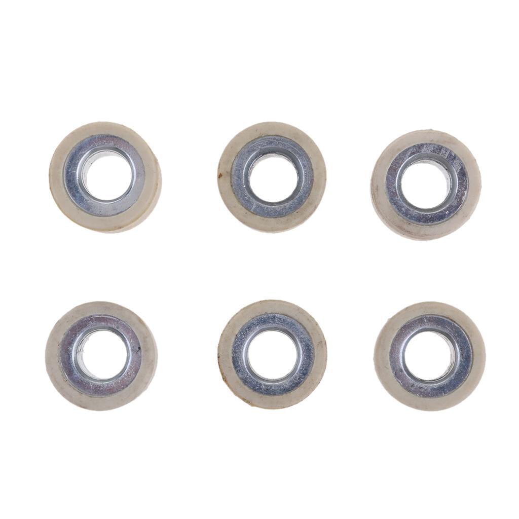 6Pcs 18x14mm Variator Rollers Weights 17g Fits GY6 125cc 150cc Scooter 