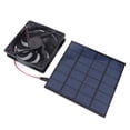thumbnail image 4 of 5W Solar Panel Fan Kit - Portable & Compact Solar-Powered Ventilator, Eco-Friendly Silent Cooling Solution for Pet Houses, Chicken Coops, Kennels, Greenhouses, RVs & Camping Gear, Runs on Direct, 4 of 6