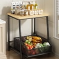 thumbnail image 5 of shyuyusa Kitchen Vegetable Storage Rack Countertop Basket for Fruit Produce Organization Practical Design for Kitchen Counter and Daily Food Storage, 5 of 5