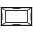 thumbnail image 4 of vidaXL Console Table Transparent 23.6"x13.8"x29.5" Tempered Glass, 4 of 6