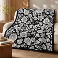 thumbnail image 3 of CHJK DIY Coloring Blanket with 24 Colors Markers, 50"X59" Soft Cozy Doodle Throw Blankets, Giant Doodle Coloring Blanket for Adults, Washable, 3 of 7