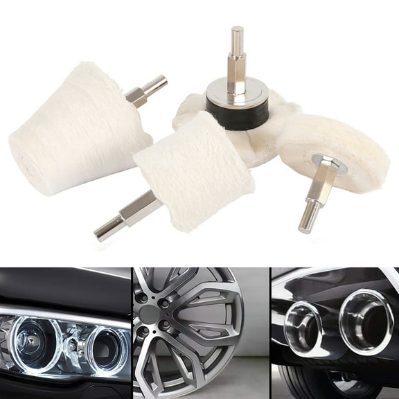 Willstar Buffing Pad Set Automotive Polishes, 0.5 lb, 4 Pieces