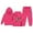A-Hot Pink374, variant on Little Girls Outfit Sets 2-Piece Long Sleeve Leopard Bow Print Tops + Pants Spring Outings Playful Stylish Loose Tracksuit