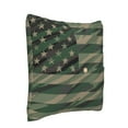 thumbnail image 2 of Bingfone Jungle Green Camo USA Flag Linen Throw Pillow Covers Cushion Case Pocket Button Vintage Farmhouse Pillowcase for Sofa Couch Bed 18"x18", 2 of 9