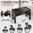 thumbnail image 2 of Alimentador lento UPSKY 2 en 1 de Elevated Dog Bowls para perros pequeños y medianos, 2 of 8