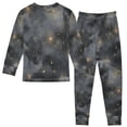 thumbnail image 2 of FORMRS Toddler Unisex Long Sleeve Top and Pants Pajama Set 2-Piece Sleepwear, Sizes 18M-8Y, Gray Sky Pattern, 2 of 6