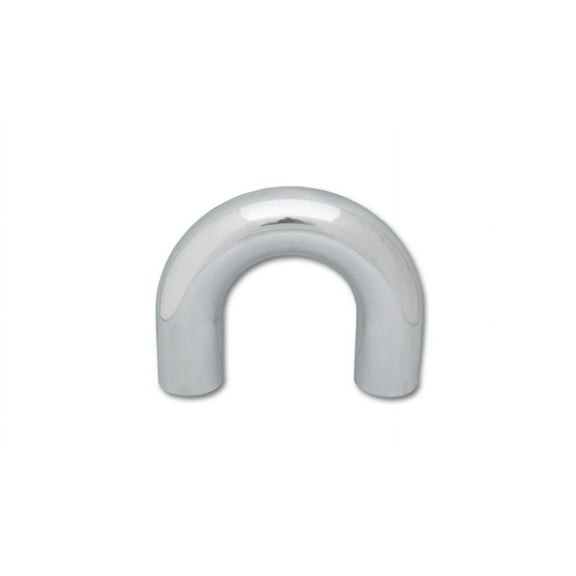 Vibrant 2in O.D. Universal Aluminum Tubing (18in long Straight Pipe) - Polished main image 1