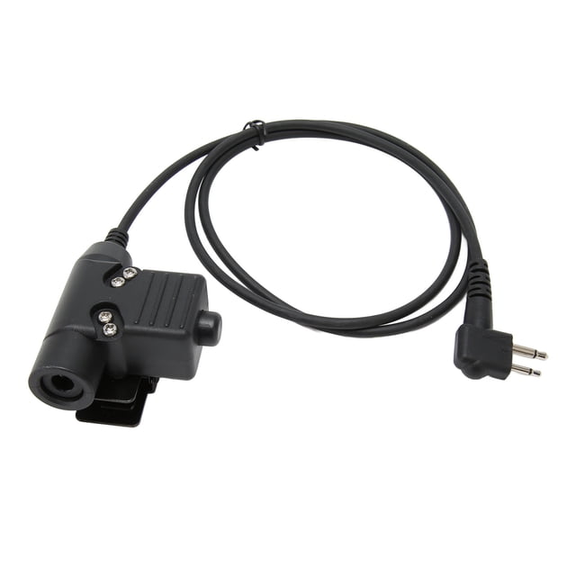 Adaptador De Auriculares, Adaptador PTT De PU Fácil De Usar De 90 Cm Para Micrófono