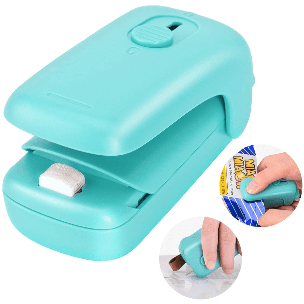 Mini Bag Sealer, 2 in 1 Heat Sealer and Cutter Handheld Portable Bag
