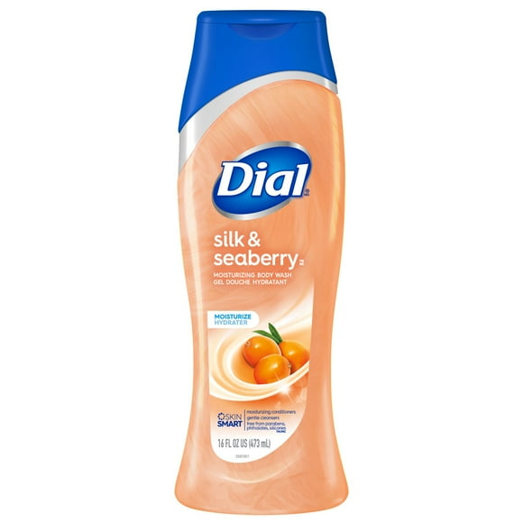 DIAL Body Wash 473ml Silk Sea Berry 6/Pack