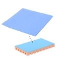thumbnail image 2 of Non Conductive Heat Resistance Silicone Thermal Pads for Laptop Heatsink/CPU, 2 of 8