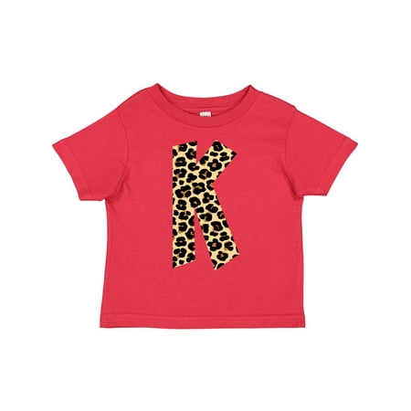 

Inktastic Leopard Print Letter K Boys or Girls Toddler T-Shirt