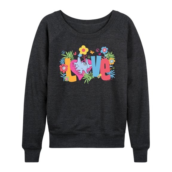 Horton Hears a Who - Love - Women's Lightweight French Terry Long Sleeve Shirt