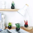 thumbnail image 2 of Fake Succulents Plants Artificial Faux Succulents Small 4pcs Mini Potted Plastic Succulents for Christmas Home Office Living Room Desk Decor Aesthetic A, 2 of 5