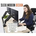 thumbnail image 6 of Stand Steady Premium Dual Monitor Mount Stand with Gas Lift Assist | Height Adjustable 2 Monitor Arm Stand with Full Articulation and Desk Clamp or Grommet | VESA Mount (Premium 2 Arm Clamp), 6 of 9
