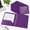Purple-24, variant on 48 Plastic Folders Withr Front Pocket 2 Black