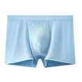 thumbnail image 2 of Men's Magnetic Underwear 2XL Light Blue - 100% Polyester, Breathable, Moisture-Wicking, High Elastic Waistband, Durable for Active Lifestyle, 2 of 8
