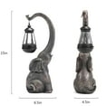 thumbnail image 2 of Estatua de escultura al aire libre, estatua de elefante, decoraciones para el hogar, estatuas de jardín solares para Patio, decoración del hogar, jardín de buena suerte, 2 of 5