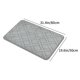 thumbnail image 3 of Alfombrillas Alfombrilla de baño gris absorbente de 50x80 cm,lavable a máquina,antideslizante,de pelo largo,para bañera y lavabo (1 pieza). Rkxzt, 3 of 9
