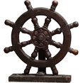 thumbnail image 1 of Decoración de pared colgante ancla de rueda de barco velero náutico, pared de timón de dirección de barco náutico, 1 of 4