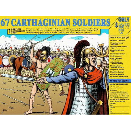 Hat Carthaginian african infantry 1:72 