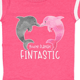 thumbnail image 4 of Inktastic You're Flippin' Fintastic Dolphins Boys or Girls Baby Bodysuit, 4 of 5