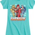 thumbnail image 3 of Rainbow High - Winter Snowflakes - Toddler And Youth Girls Fitted Short Sleeve Graphic T-Shirt, 3 of 5