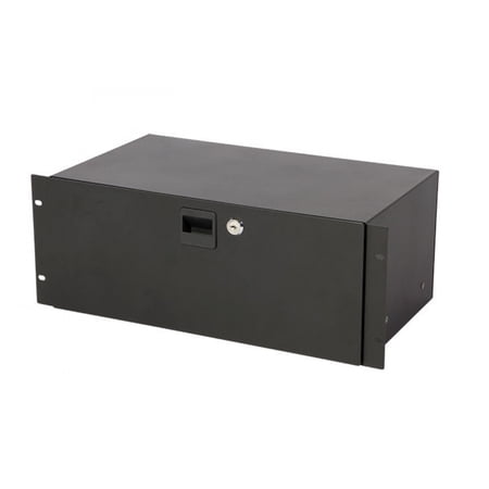 UPC: 0659814144099 | On-Stage Stands 4U Locking Rack Drawer (Shallow) (RDLS4000)